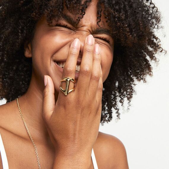 Золотое кольцо со скатом UNOde50 Ser Majestuosa, Размер (мм): 16,3-16,7, изображение 4