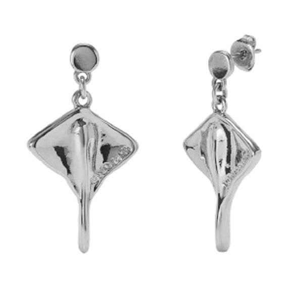 Серебряные серьги женские со скатом UNOde50 Ser Majestuosa