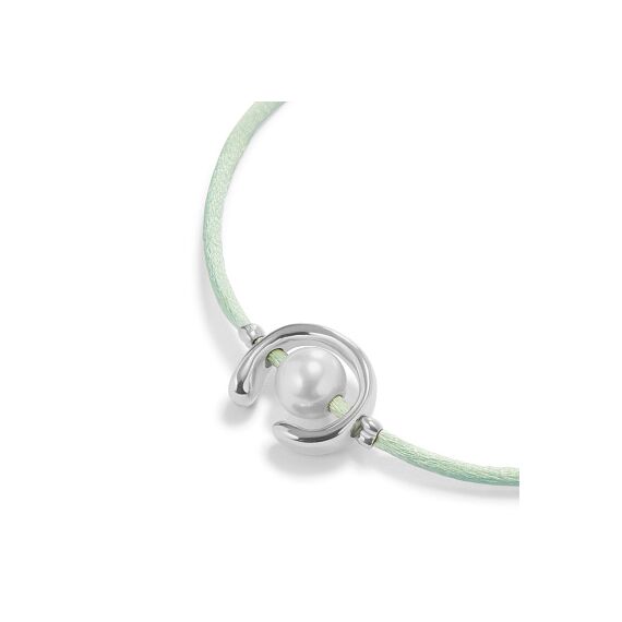 Браслет женский с жемчугом Мятный UNOde50 Ser Diferente, изображение 3