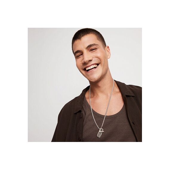 Серебряное ожерелье галстук UNOde50 Ser Natural, изображение 4