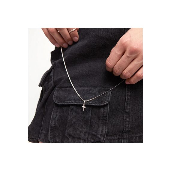 Серебряная подвеска Крестик UNOde50 Hazte Uno, изображение 3