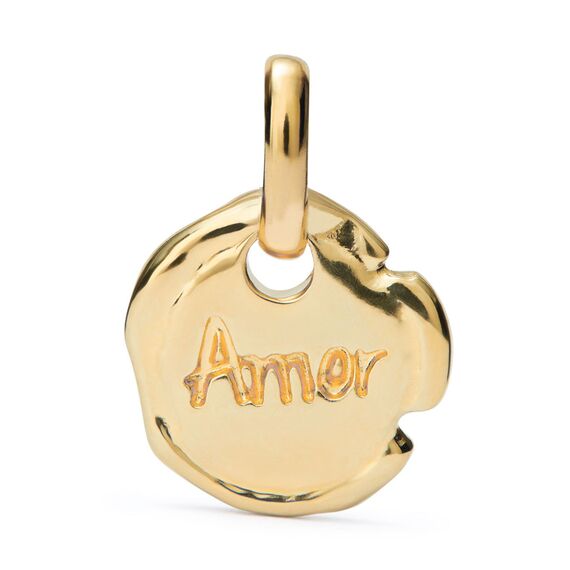 Золотая подвеска женская Hazte Uno Amor