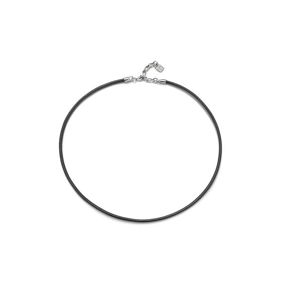 Кожаный шнурок c серебром UNOde50 Hazte Uno