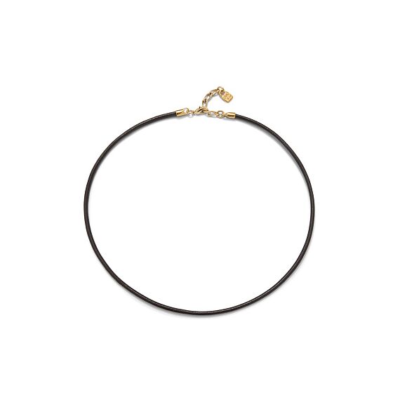 Кожаный шнурок c золотом UNOde50 Hazte Uno