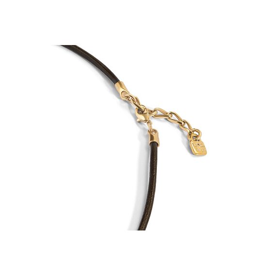 Кожаный шнурок c золотом UNOde50 Hazte Uno, изображение 3