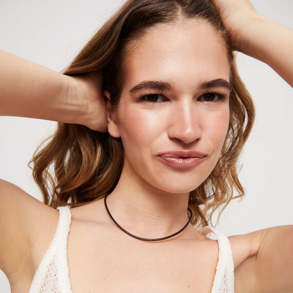 Кожаный шнурок c золотом UNOde50 Hazte Uno, изображение 5