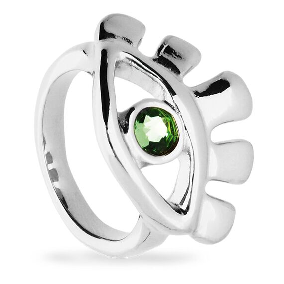 Серебряное кольцо с цирконием UNOde50 Ser Intuitiva, Размер (мм): 16,3-16,7, изображение 2