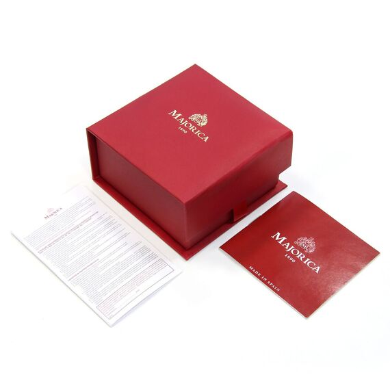 Серебряное колье с подвеской из жемчуга Majorica Fine Silver, изображение 2