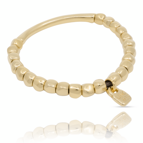 Золотой браслет на руку из бусин UNOde50 Trabel, изображение 2