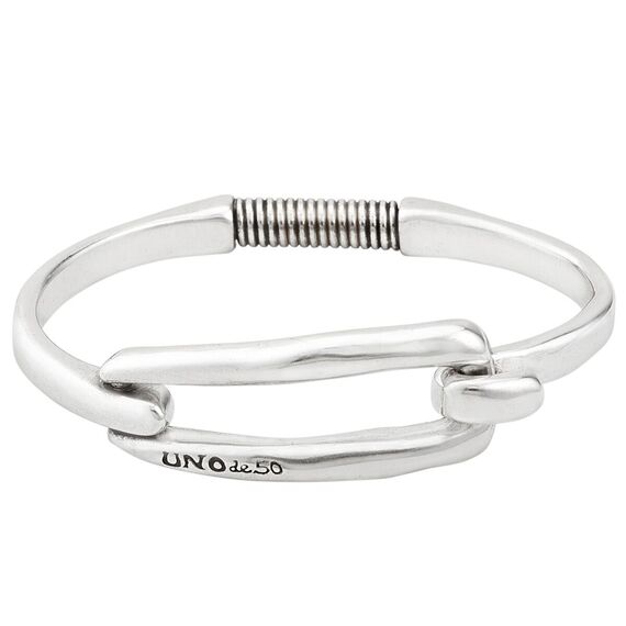 Жесткий браслет с серебром Связанный UNOde50 Tied, Размер (мм): 180
