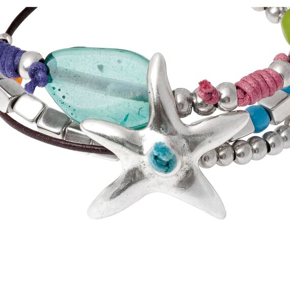 Серебряный браслет женский с муранским стеклом UNOde50 I'm feeling good, изображение 2