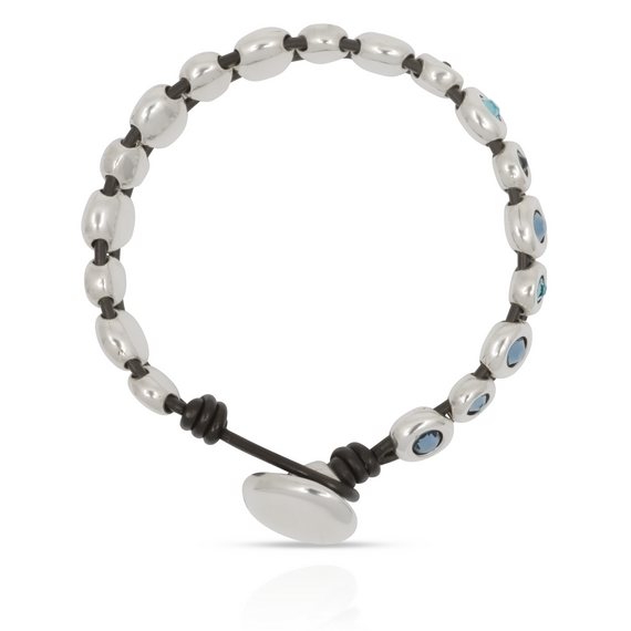 Серебряный браслет с кристаллами Сваровски Магическое прикосновение UNOde50 Magic touch, изображение 4