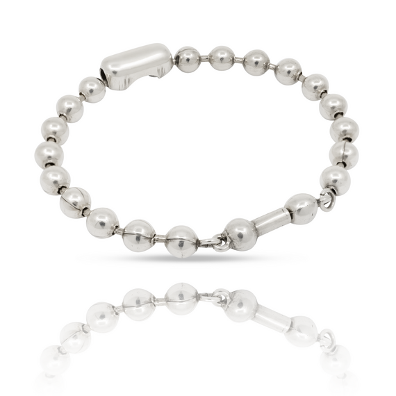 Женский браслет с серебром из сферических бусин UNOde50 Pick 1, Размер (мм): 155, изображение 2