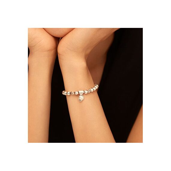Женский браслет с серебром из сферических бусин UNOde50 Pick 1, Размер (мм): 155, изображение 6
