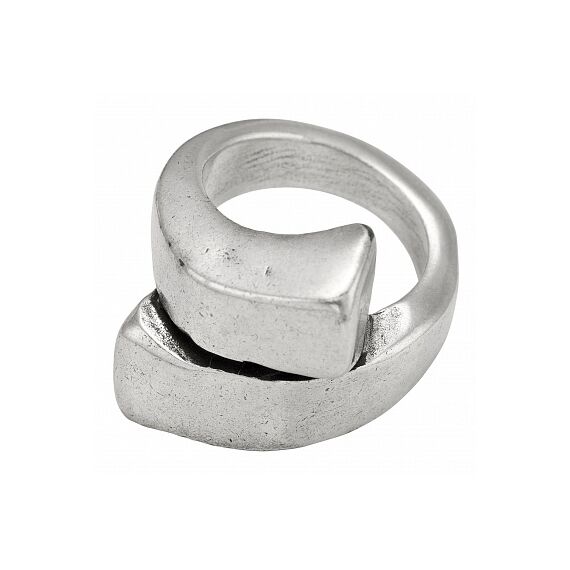 Серебряное кольцо женское крупное Завиток UNOde50 Curly, Размер (мм): 16,3-16,7, изображение 2