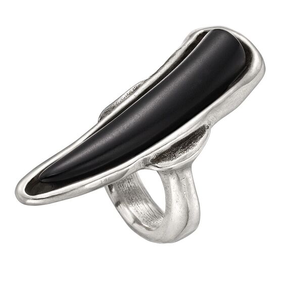 Кольцо The fang с серебром