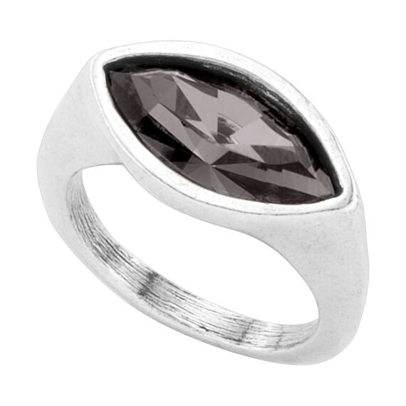 Серебряное кольцо женское с кристаллом Сваровски UnoDe50 Pop Eye, Размер (мм): 155