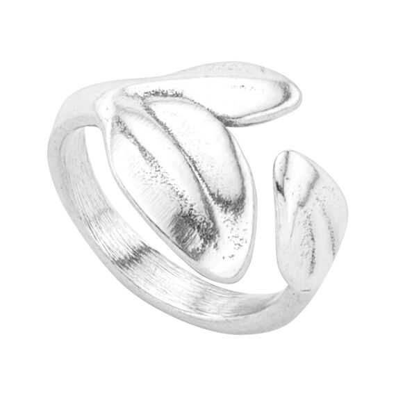 Кольцо Leaf me alone с серебром