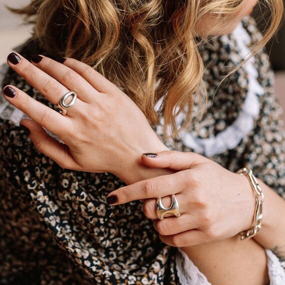 Серебряное кольцо женское Вот ты где! UNOde50 Finally found you, Размер (мм): 17,3-17,7, изображение 5