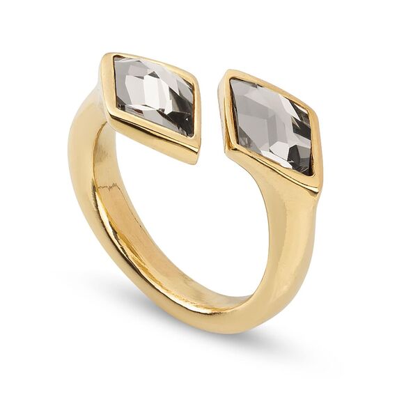 Кольцо Double Trick с золотом