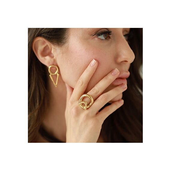 Кольцо Game of 3 с золотом, изображение 2