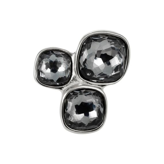 Серебряное кольцо с кристаллами Сваровски UNOde50 Ladies, Размер (мм): 165, изображение 2