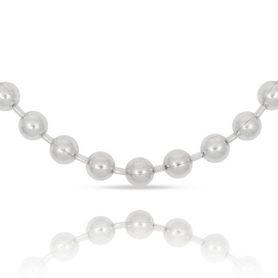 Серебряное колье из сферических бусин Снежинка UNOde50 Snowflake, изображение 2