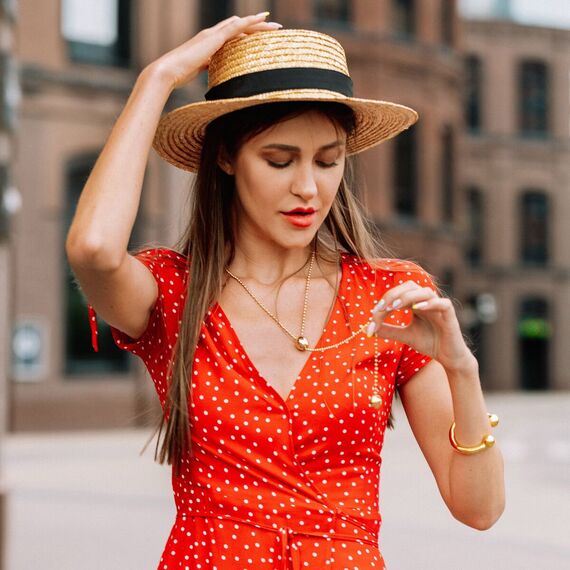 Ожерелье длинное с золотом Одинокая планета UNOde50 Lonely Planet, изображение 3