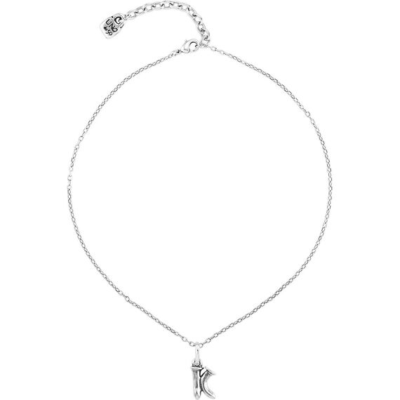 Серебряная подвеска на цепочку Буква K малая UNOde50, изображение 2