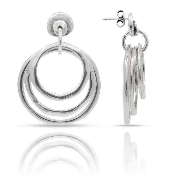 Серебряные серьги женские Хипстер UNOde50 Hipster, изображение 4