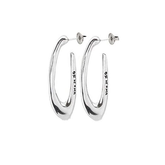 Серебряные серьги женские Траектория UNOde50 Do you orbit