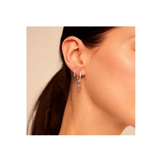 Серебряные серьги женские Основа No.1 UNOde50 Pick 1, изображение 5