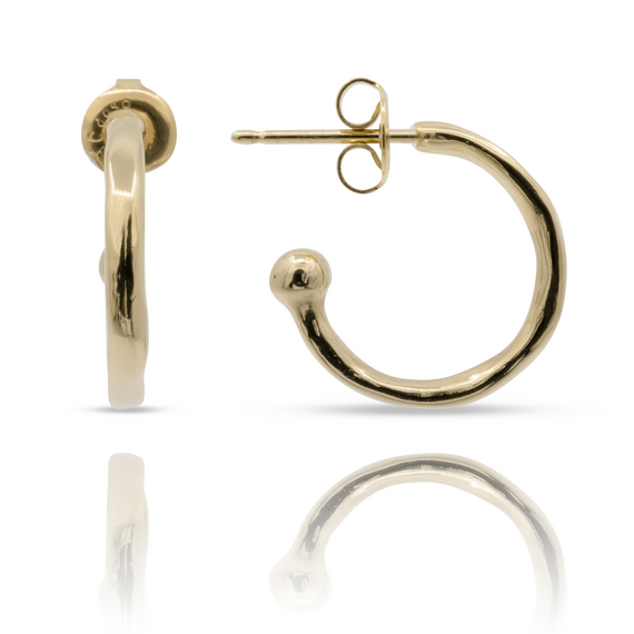 Золотые серьги женские Основа No.1 UNOde50 Pick 1, изображение 4