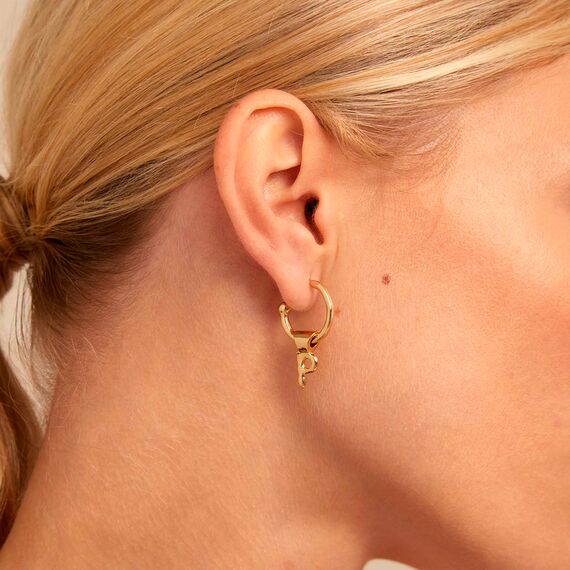 Золотые серьги женские Основа No.1 UNOde50 Pick 1, изображение 6