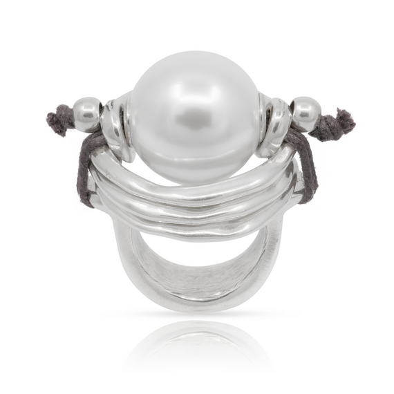 Серебряное кольцо женское Жемчужина мудрости UNOde50 Woow, Размер (мм): 16,3-16,7, изображение 2