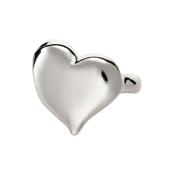 Серебряное кольцо женское с сердцем UNOde50 L heart, Размер (мм): 165, изображение 2