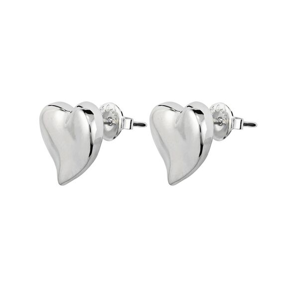 Серебряные серьги женские Сердце UNOde50 Heart, изображение 2