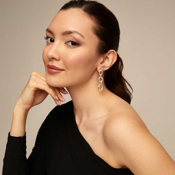 Серебряные серьги женские UNOde50 Yolo, изображение 3