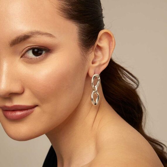 Серебряные серьги женские UNOde50 Groovy, изображение 3