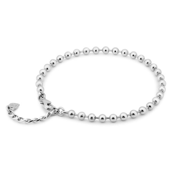 Серебряный браслет женский из сферических бусин UNOde50 Emotions, изображение 2