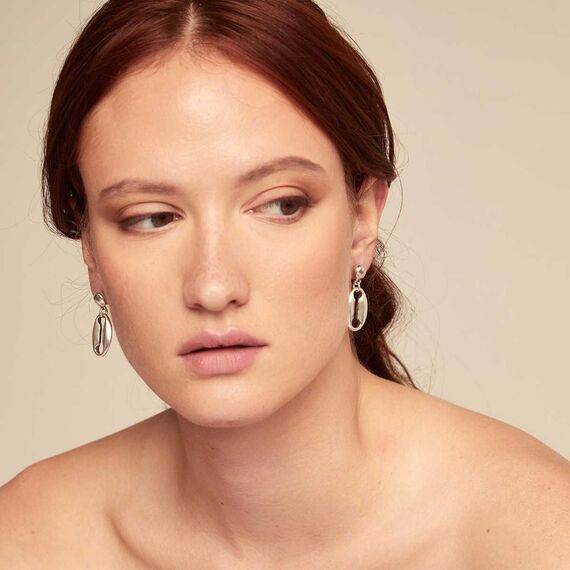 Серебряные серьги женские UNOde50 Merci, изображение 3