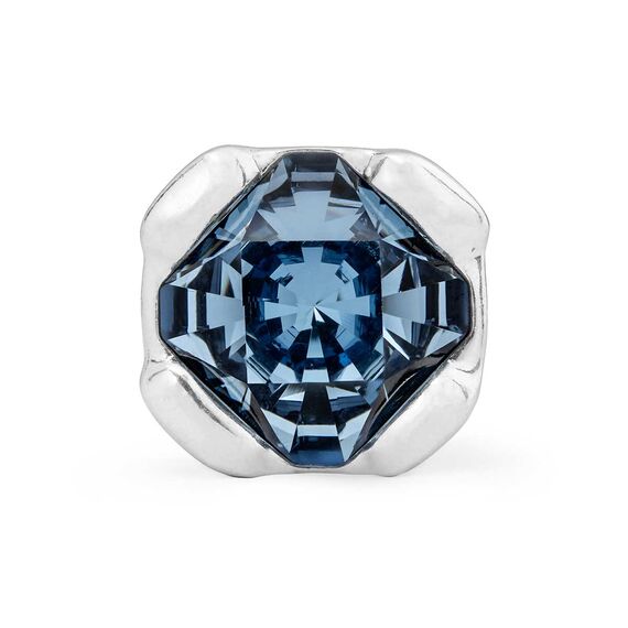 Серебряное кольцо женское с кристаллом Сваровски UNOde50 Charisma, Размер (мм): 18,3-18,7, изображение 2