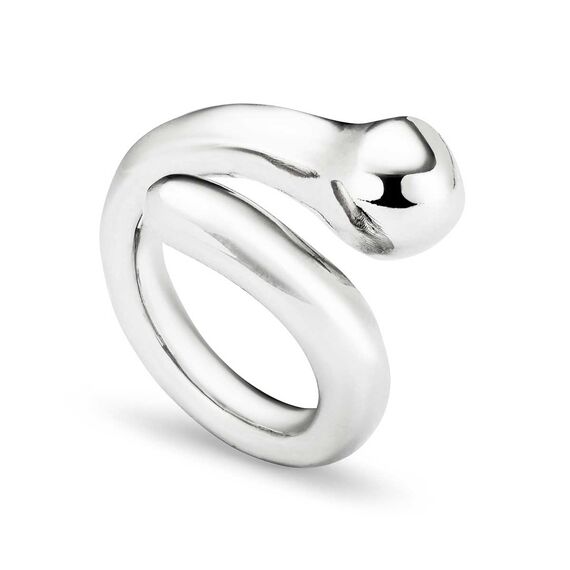 Серебряное кольцо витое Гвоздь UNOde50 Comeback, Размер (мм): 17,3-17,7