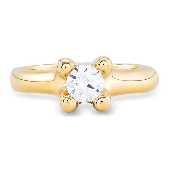 Золотое кольцо с цирконием UNOde50 Cosmos, Размер (мм): 16,3-16,7, изображение 2