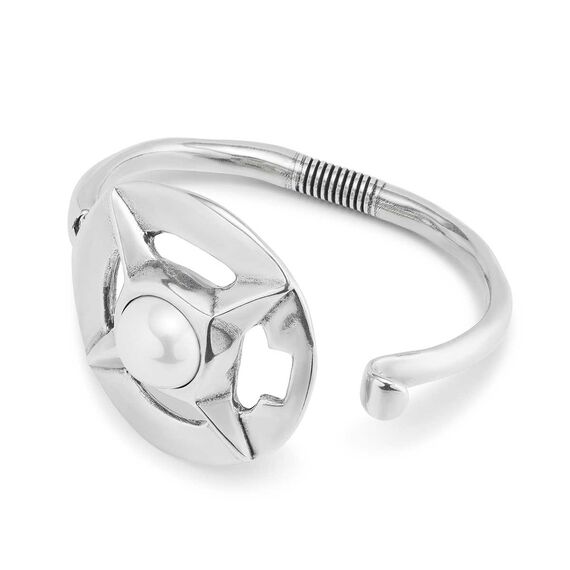 Серебряный браслет женский на руку с жемчугом UNOde50 Crafted, изображение 2