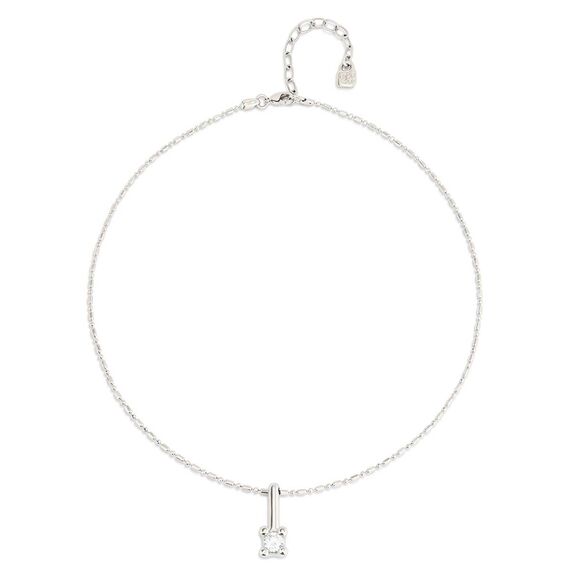 Серебряное колье женское с цирконием UNOde50 Divine
