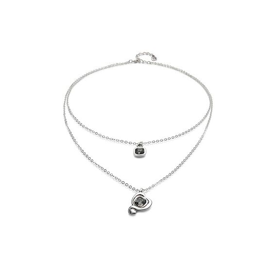Серебряное ожерелье с кристаллами Сваровски UNOde50 Ser Expresiva, изображение 2
