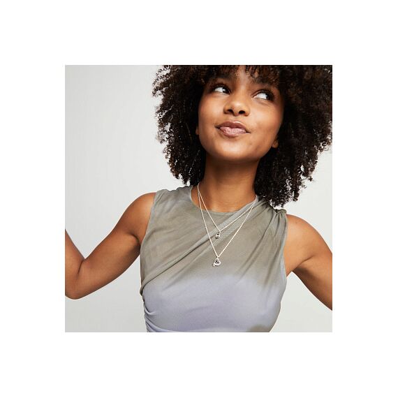 Серебряное ожерелье с кристаллами Сваровски UNOde50 Ser Expresiva, изображение 4