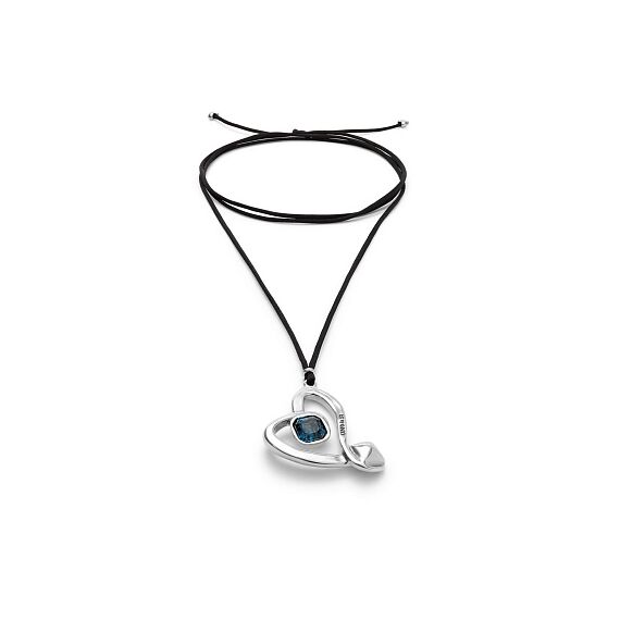 Серебряное ожерелье с кристаллом Сваровски UNOde50 Ser Expresiva, изображение 2