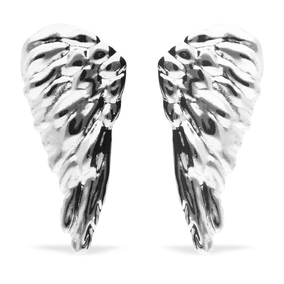 Серебряные серьги женские Крылья UNOde50 Ser Invencible, изображение 2